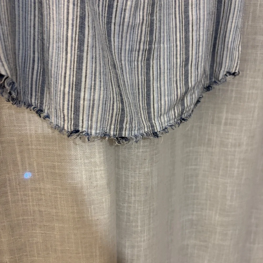 Cloth & Stone Women's Sleeveless Tank Top Linen Blend, Button, Medium - Picture 6 of 6